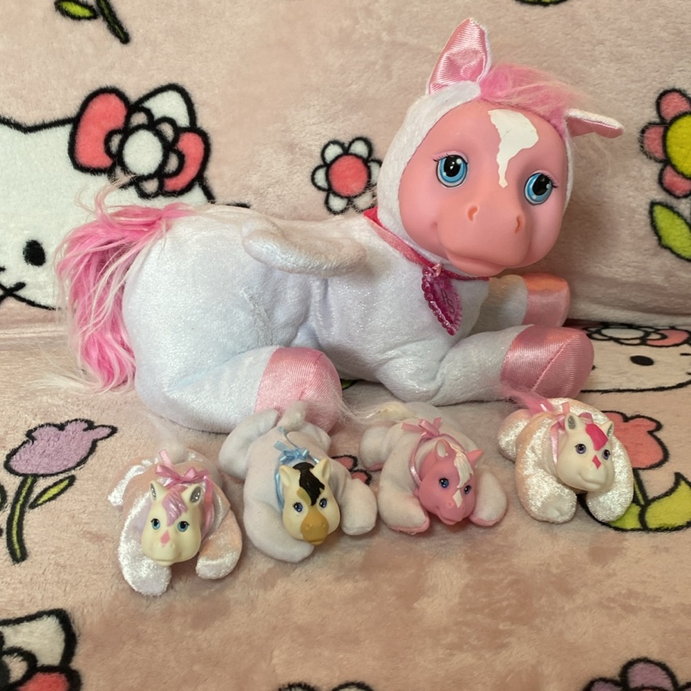 Adorable Pony🌈Surprise Pegasus with Babies⛅️